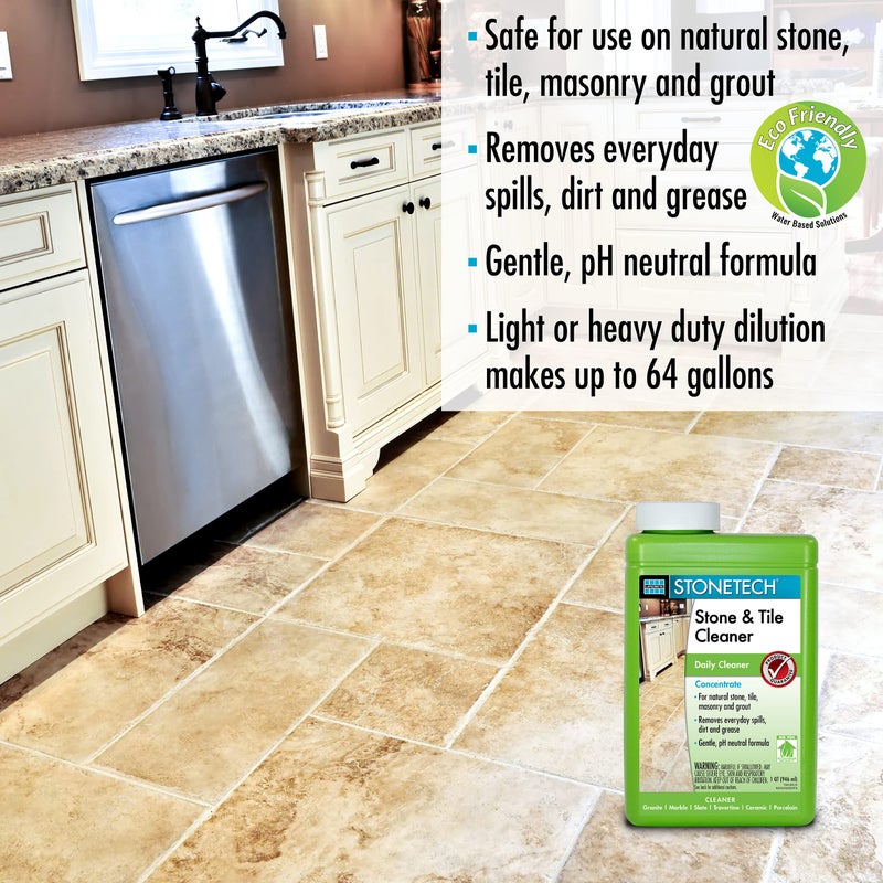 STONETECH Stone & Tile Cleaner, 1 Quart/32OZ (946ML) Bottle - Image 3
